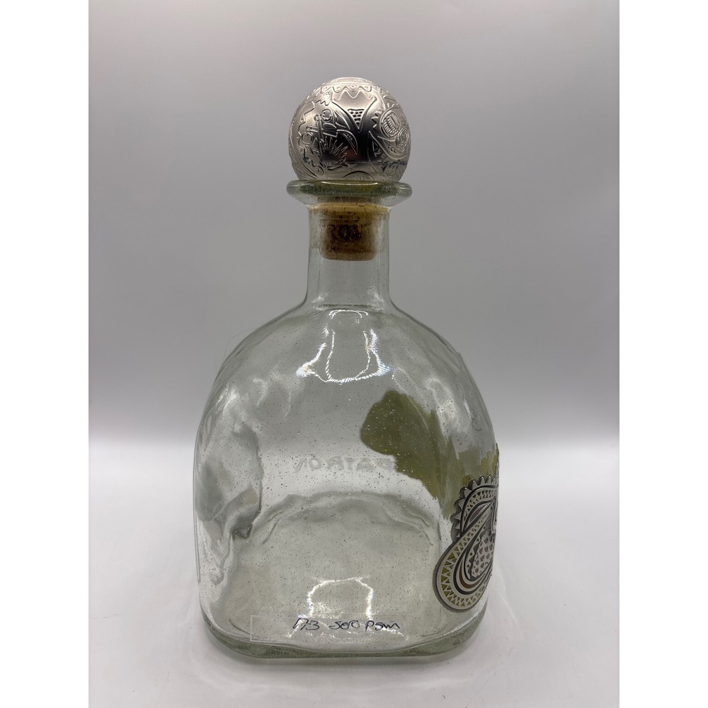 Patron Silver Tequila Limited Edition 1L Empty Bottle Mexican Heritage Design - Picture 4 of 10